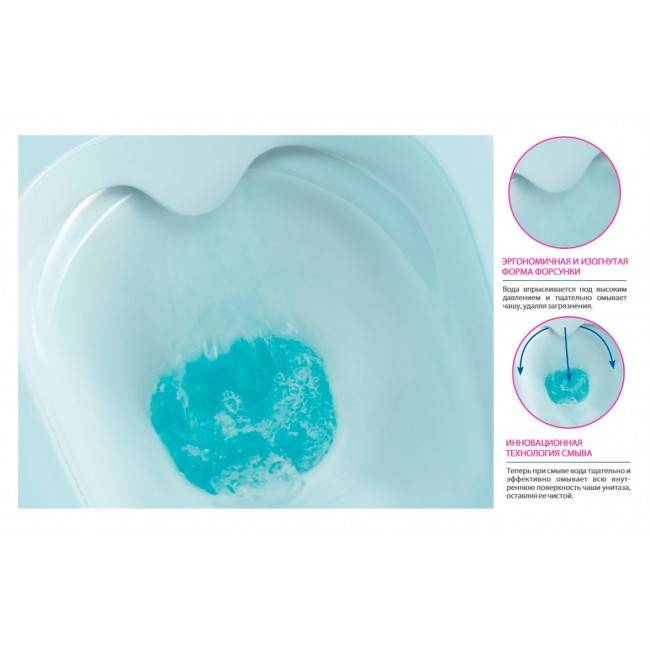 Купить унитаз безободковый сarina new clean on подвесной м/л, сersanit в Иваново магазин сантехники Суперстрой