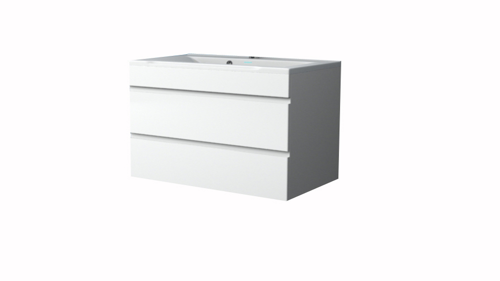 Купить тумба памелла-100 подвесная,2ящика,белая+ раковина станд,stella polar. в Иваново магазин сантехники Суперстрой