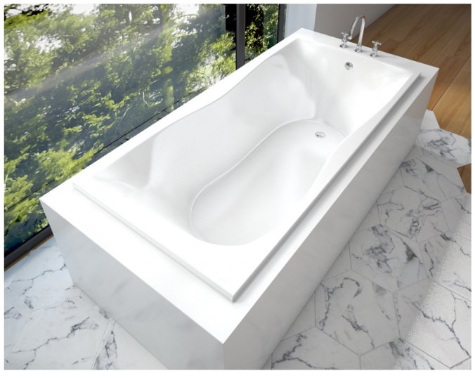 Купить ванна из литьевого мрамора бета 170х80 эстет (россия) в Иваново магазин сантехники Суперстрой