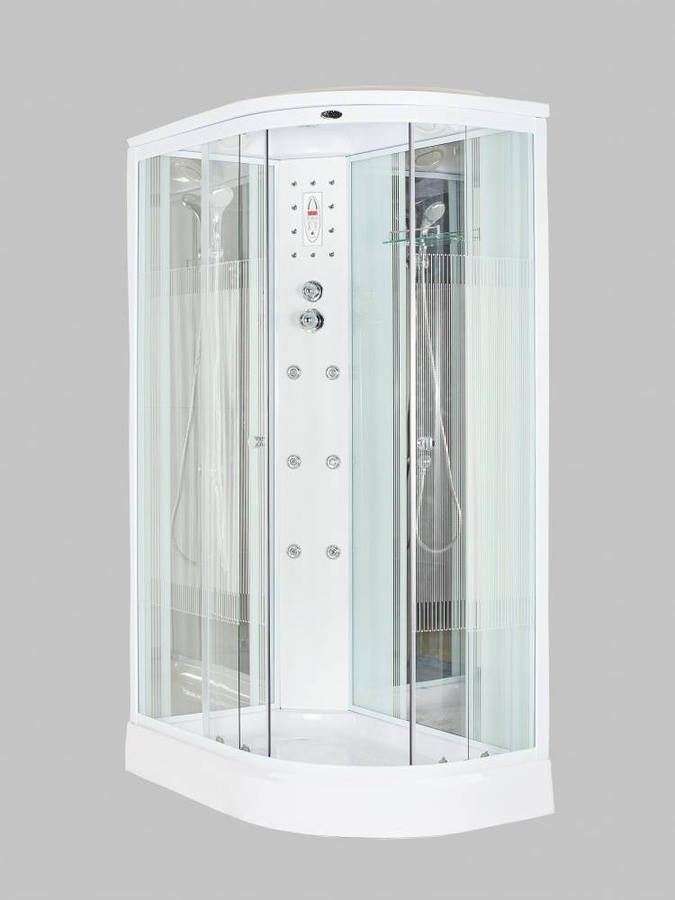 Купить душевая кабина 120*80 ng-703-01sln,нп,пс,г/м,с баней, niagara в Иваново магазин сантехники Суперстрой