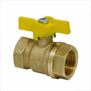 Купить кран газовый ду-25 г/г бабочка, баз . в Иваново магазин сантехники Суперстрой