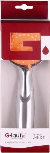 Купить лейка для душа uhs-1201 в блистере, g-lauf. в Иваново магазин сантехники Суперстрой