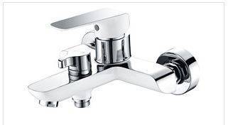 Купить смеситель glory 69122 ванна,хром+белый,kaiser в Иваново магазин сантехники Суперстрой