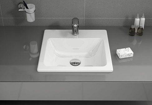Купить раковина s20 (5465в003-0001,55см), белый,прямоугольная,vitra. в Иваново магазин сантехники Суперстрой