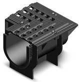 Купить поворот ливневый l90* ф110  правый, китай. в Иваново магазин сантехники Суперстрой