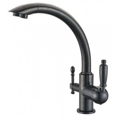 Купить смеситель для кухни под фильтр vincent 31244-5 black pearl,kaiser в Иваново магазин сантехники Суперстрой