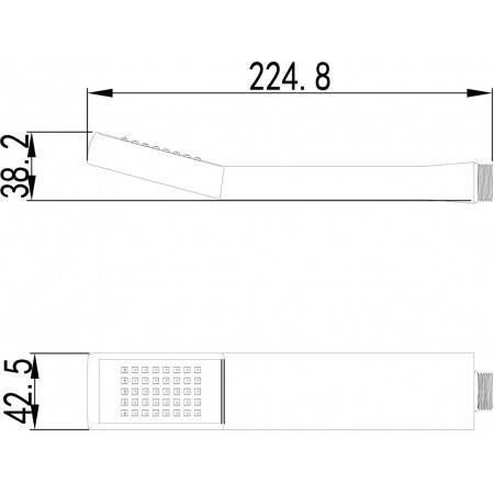 Купить лейка для душа lm8011с хром, lemark. в Иваново магазин сантехники Суперстрой