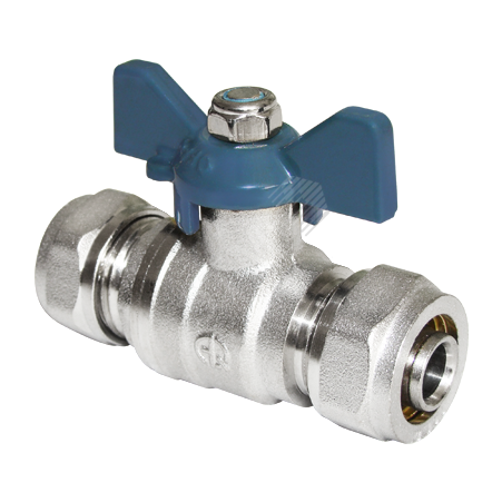 Купить кран шаровый мет/пл 20 * 20 внутр/внутр ,aqualink. в Иваново магазин сантехники Суперстрой