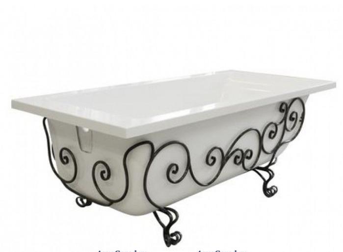 Купить кованная подставка для ванны дельта,патина, эстет в Иваново магазин сантехники Суперстрой