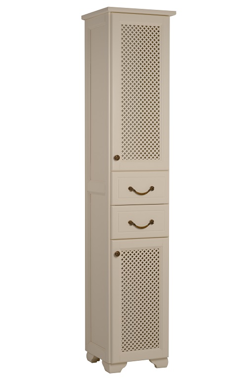 Купить пенал roma  (с ящиками) слоновая кость 40х38,5х196, good door. в Иваново магазин сантехники Суперстрой