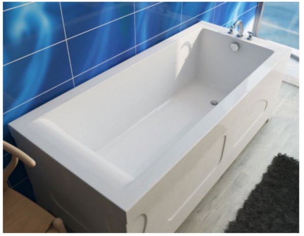 Купить ванна из литьевого мрамора дельта 170х75 эстет(россия) в Иваново магазин сантехники Суперстрой