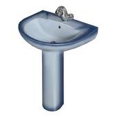 Купить раковина на пьедестале комфорт синяя, киров(rosa). в Иваново магазин сантехники Суперстрой