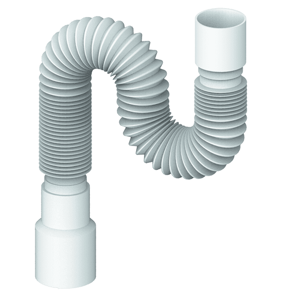 Купить cлив гофра d80 40*40/50 0,8 м, unicorn. в Иваново магазин сантехники Суперстрой