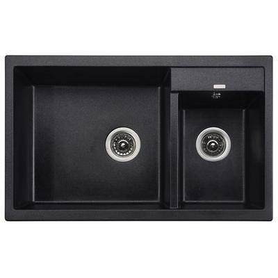 Купить mойка керамогранит kg2m-8050-bp(800*500*190),black pearl,kaiser в Иваново магазин сантехники Суперстрой