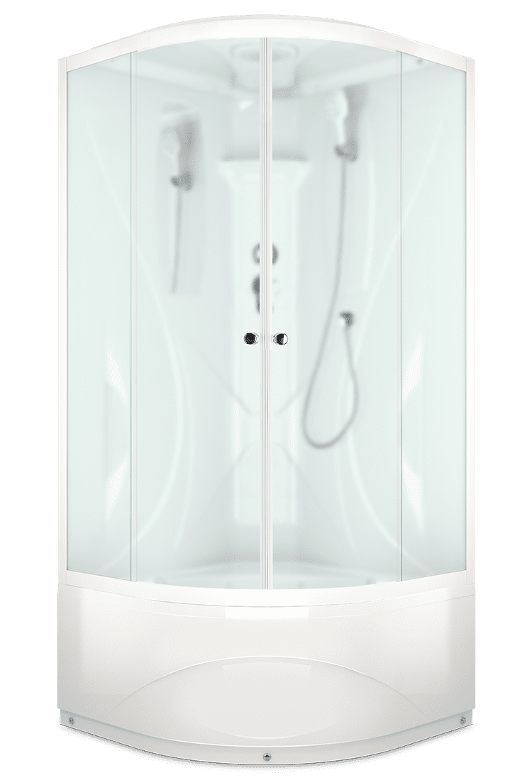 Купить душевая кабина domani spa elegance 99 high 90*90  вп см в Иваново магазин сантехники Суперстрой