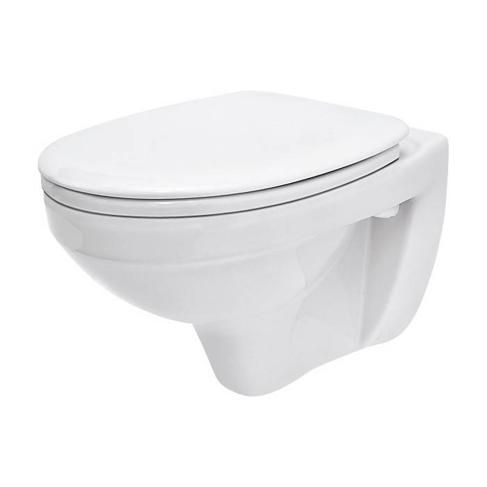 Купить комплект delfi подвесной сидение термопласт lift+инсталляция vector с кнопкой  enter, пластик белый, cersanit. в Иваново магазин сантехники Суперстрой