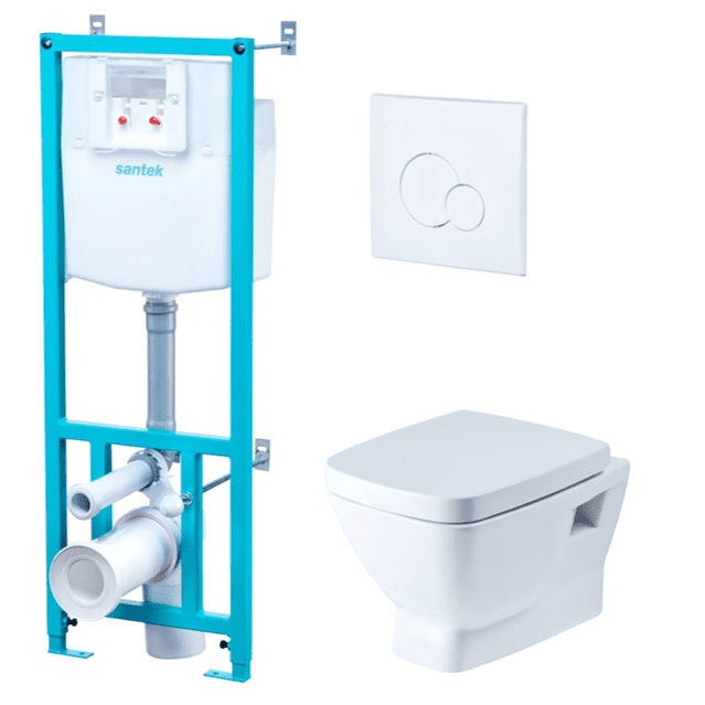 Купить комплект подвесной унитаз нео 1wh302463,santek в Иваново магазин сантехники Суперстрой