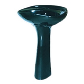 Купить раковина на пьедестале ардо зеленая, оскольская керамика. в Иваново магазин сантехники Суперстрой