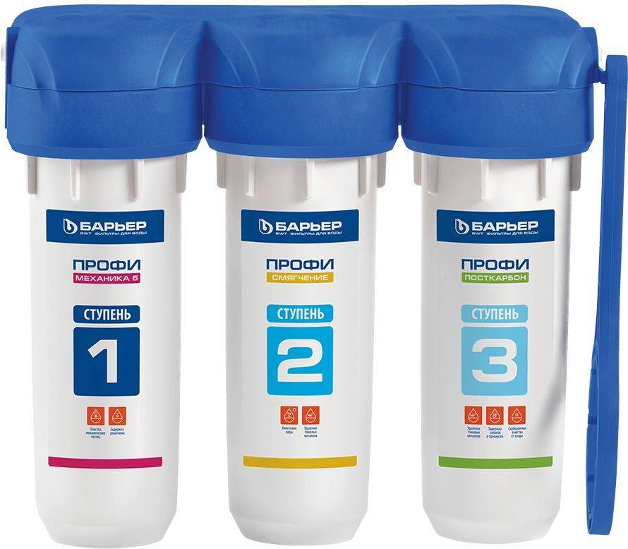 Купить фильтр профи hard тройной, барьер. в Иваново магазин сантехники Суперстрой