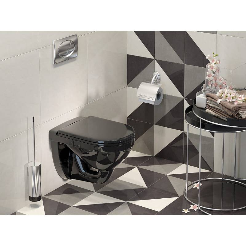 Купить комплект престиж 5 в 1 черный+инсталляция alcaplast,кнопка хром,сидение дюропласт lift,старый оскол. в Иваново магазин сантехники Суперстрой