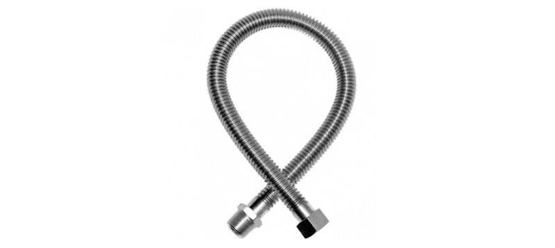 Купить подводка д/газа 0,5 м г/ш (усилен. нерж), eliteline. в Иваново магазин сантехники Суперстрой