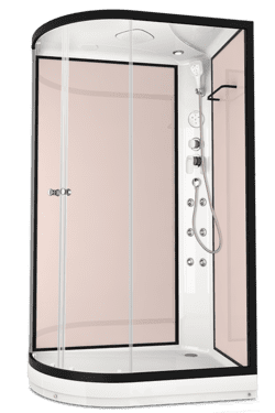 Купить душевая кабина domani spa delight128 120*80 l нп пс электрика, гидромассаж-pink в Иваново магазин сантехники Суперстрой