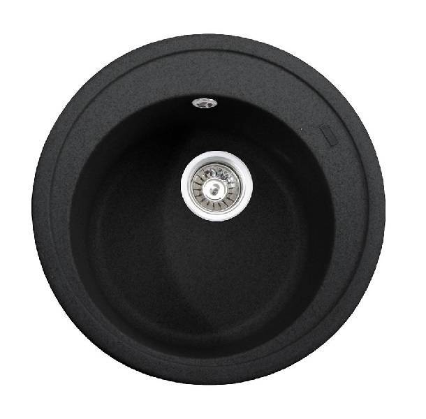 Купить мойка керамогранит kgm-510-bp,ф510,black pearl,kaiser в Иваново магазин сантехники Суперстрой