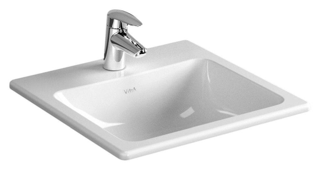 Купить раковина s20 (5465в003-0001,55см), белый,прямоугольная,vitra. в Иваново магазин сантехники Суперстрой