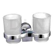 Купить держатель для стакана двойной d212700,d-lin. в Иваново магазин сантехники Суперстрой