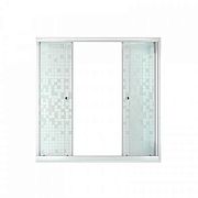 Купить шторка для ванны 1700 стекло мозаика 2 двери, тритон. в Иваново магазин сантехники Суперстрой
