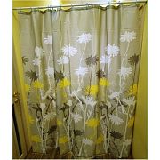 Купить шторка для ванны 180*200 без колец серая 30246 (454431), zalel. в Иваново магазин сантехники Суперстрой