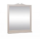 Купить зеркало roma 105  (в рамке с полочкой) слоновая кость, good door. в Иваново магазин сантехники Суперстрой