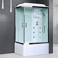 Купить душевая кабина royal rb 8100bp3-wt-ch(100*80)r,вп пс,белая задняя стенка в Иваново магазин сантехники Суперстрой