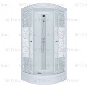 Купить душевая кабина тритон узоры  аква 90*90 а, нп в Иваново магазин сантехники Суперстрой