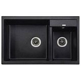 Купить mойка керамогранит kg2m-8050-bp(800*500*190),black pearl,kaiser в Иваново магазин сантехники Суперстрой