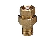 Купить американка прямая латунь 1/2 г/ш,китай. в Иваново магазин сантехники Суперстрой