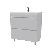 Купить тумба памелла-70 белая+ раковина слим,stella polar. в Иваново магазин сантехники Суперстрой