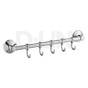 Купить держатель с крючками d288910-5, d-lin. в Иваново магазин сантехники Суперстрой
