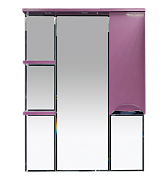 Купить зеркало-шкаф жасмин-75 правое, розовое, свет, misty. в Иваново магазин сантехники Суперстрой