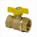 Купить кран газовый бронза 3/4 г/г бабочка, китай. в Иваново магазин сантехники Суперстрой