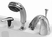 Купить cмеситель на борт ванны тритон супергриф с лейкой в Иваново магазин сантехники Суперстрой