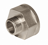 Купить переходник никель 1/2 нар * 1 1/2 внутр,китай. в Иваново магазин сантехники Суперстрой