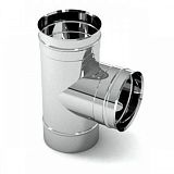 Купить тройник d-120 0,5 мм нержавеющая сталь, россия. в Иваново магазин сантехники Суперстрой