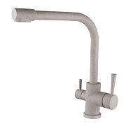 Купить смеситель merkur 26044-4 кухня sandbeige,kaiser в Иваново магазин сантехники Суперстрой