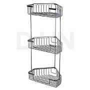 Купить полка угловая 3-х ярусная  d201306, d-lin. в Иваново магазин сантехники Суперстрой