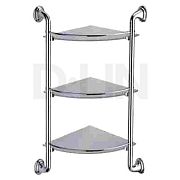 Купить полка стеклянная 3-х ярусная d263310, d-lin. в Иваново магазин сантехники Суперстрой