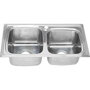 Купить мойка врезная 72*39 (0.8 мм) квадрат, melana. в Иваново магазин сантехники Суперстрой