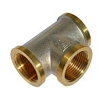 Купить тройник латунь 3/4г/г/г,китай. в Иваново магазин сантехники Суперстрой