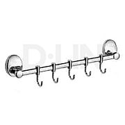 Купить рейлинг 5 крючка d-lin d201855-5, d-lin. в Иваново магазин сантехники Суперстрой