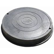 Купить люк полимерный тип л d=75 см (h11,5 см) черный, россия. в Иваново магазин сантехники Суперстрой